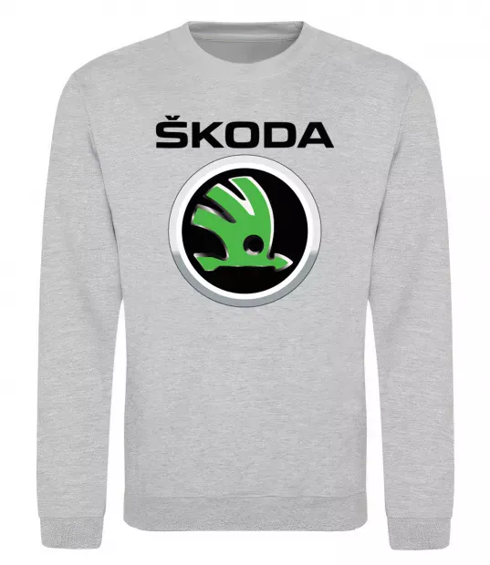 Світшот Skoda Сірий меланж фото