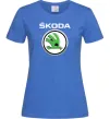 Жіноча футболка Skoda Яскраво-синій фото