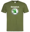 Чоловіча футболка Skoda Оливковий Чоловіча футболка Skoda Оливковий фото