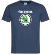 Чоловіча футболка Skoda Темно-синій Чоловіча футболка Skoda Темно-синій фото