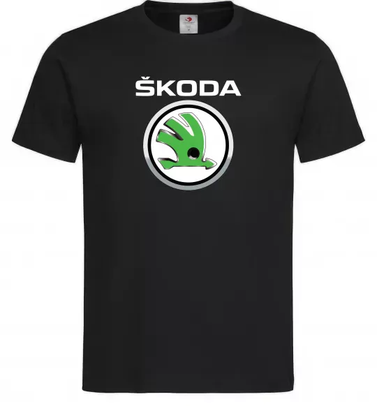 Чоловіча футболка Skoda Чорний фото