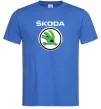 Чоловіча футболка Skoda Яскраво-синій Чоловіча футболка Skoda Яскраво-синій фото