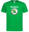 Чоловіча футболка Skoda Зелений Чоловіча футболка Skoda Зелений фото