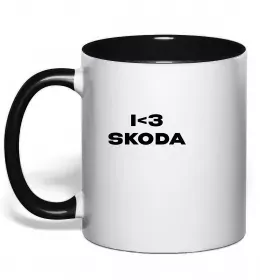 Чашка з кольоровою ручкою