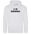 Жіноча толстовка (худі) I <3 Skoda Сірий меланж фото