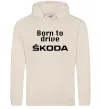 Чоловіча толстовка (худі) Born to drive Skoda Таш фото