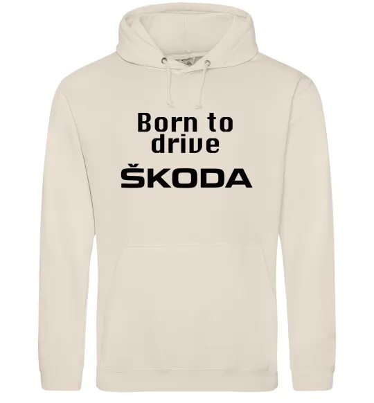 Жіноча толстовка (худі) Born to drive Skoda Таш фото