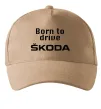 Кепка Born to drive Skoda Песочный фото