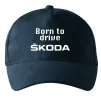 Кепка Born to drive Skoda Темно-синий фото