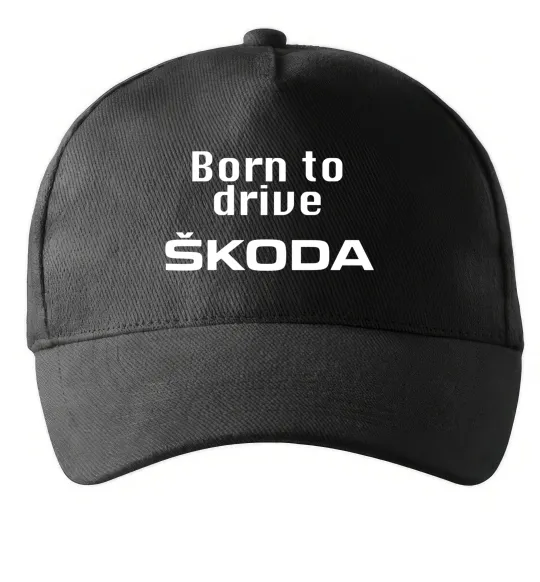 Кепка Born to drive Skoda Черный фото
