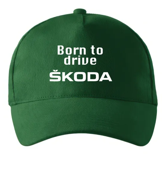 Кепка Born to drive Skoda Темно-зеленый фото