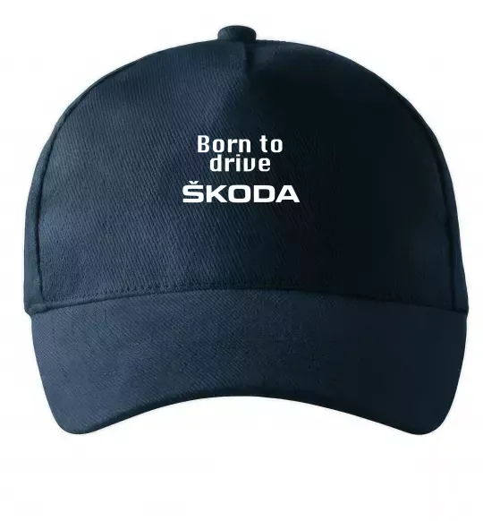 Кепка Born to drive Skoda Темно-синій фото