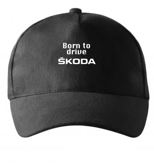 Кепка Born to drive Skoda Чорний фото