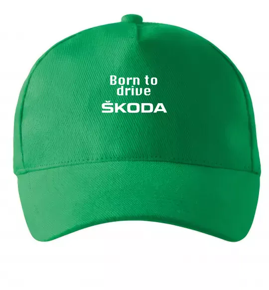 Кепка Born to drive Skoda Зелений фото
