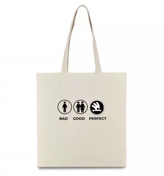 Еко-сумка Good-Perfect Skoda Бежевий фото