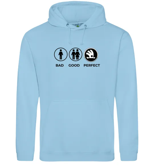 Чоловіча толстовка (худі) Good-Perfect Skoda Блакитний фото