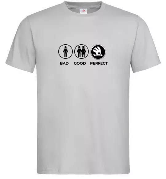 Мужская футболка Good-Perfect Skoda Серый фото