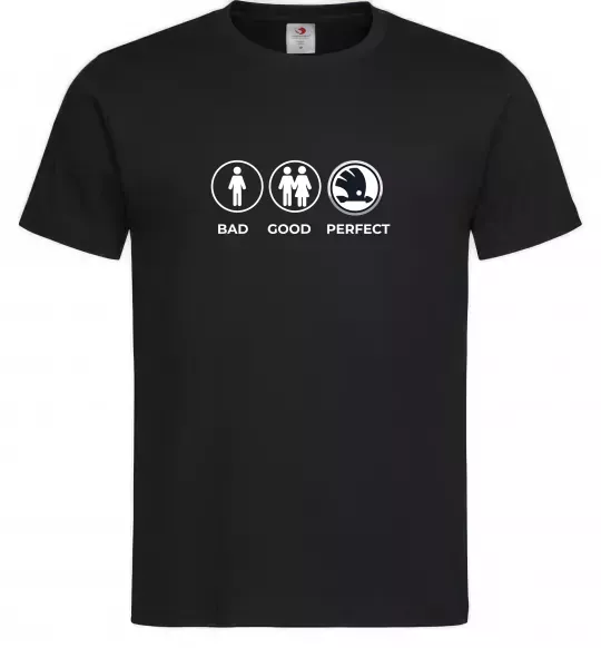 Мужская футболка Good-Perfect Skoda Черный фото