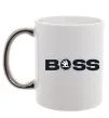 Чашка з кольоровою ручкою Boss Skoda Срібло фото