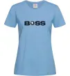 Жіноча футболка Boss Skoda Блакитний фото