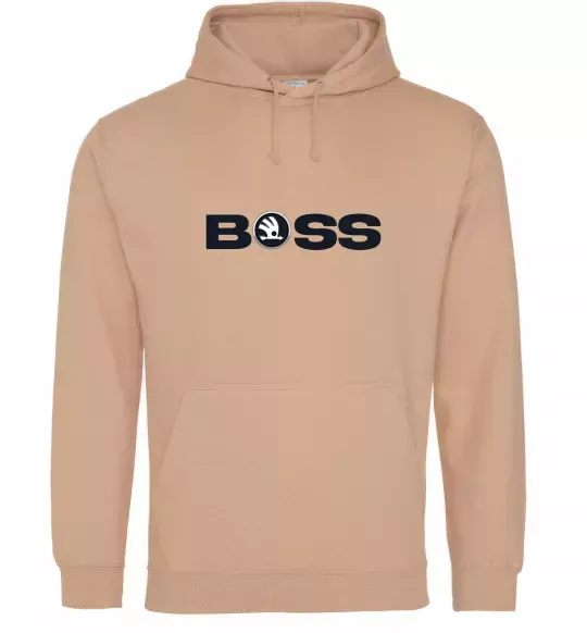 Жіноча толстовка (худі) Boss Skoda Пісочний фото