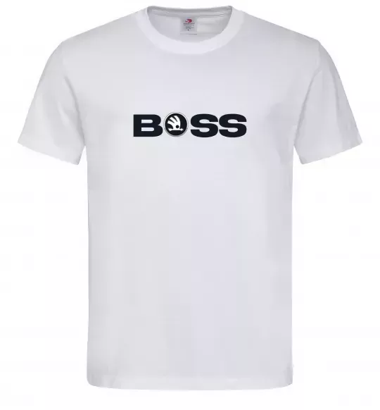 Чоловіча футболка Boss Skoda Білий фото