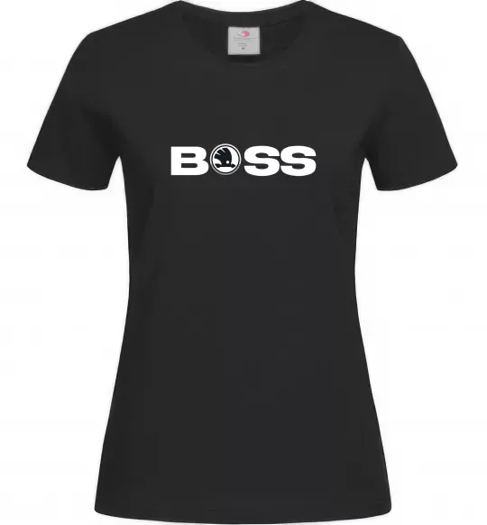 Жіноча футболка Boss Skoda Чорний фото