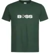 Чоловіча футболка Boss Skoda Темно-зелений фото