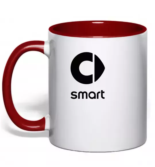 Чашка с цветной ручкой Smart logo та назва Красный фото