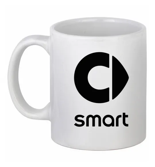 Чашка керамическая Smart logo та назва Белый фото