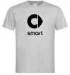 Мужская футболка Smart logo та назва Серый фото