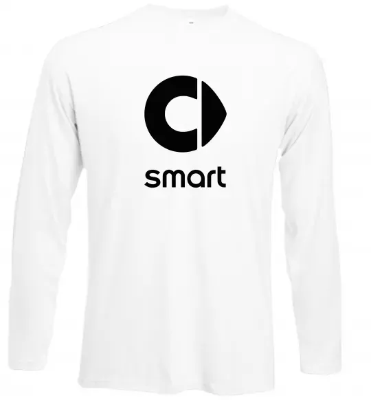 Лонгслив Smart logo та назва Белый фото