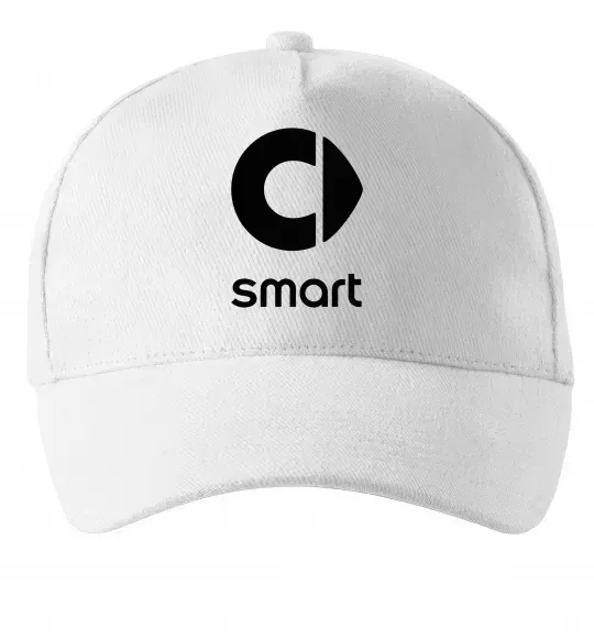 Кепка Smart logo та назва Білий фото
