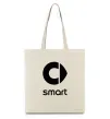 Эко-сумка Smart logo та назва Бежевый фото