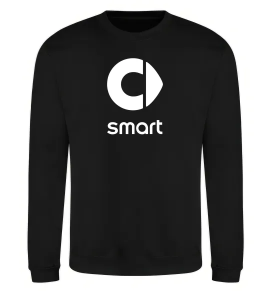 Свитшот Smart logo та назва Черный фото