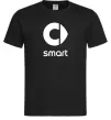 Мужская футболка Smart logo та назва Черный фото