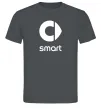 Мужская футболка Smart logo та назва Графит фото
