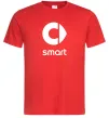 Мужская футболка Smart logo та назва Красный фото