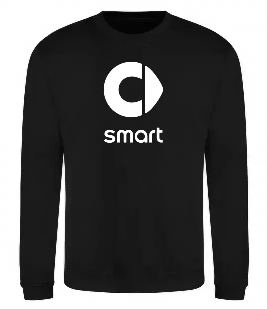 Світшот Smart logo та назва Чорний фото