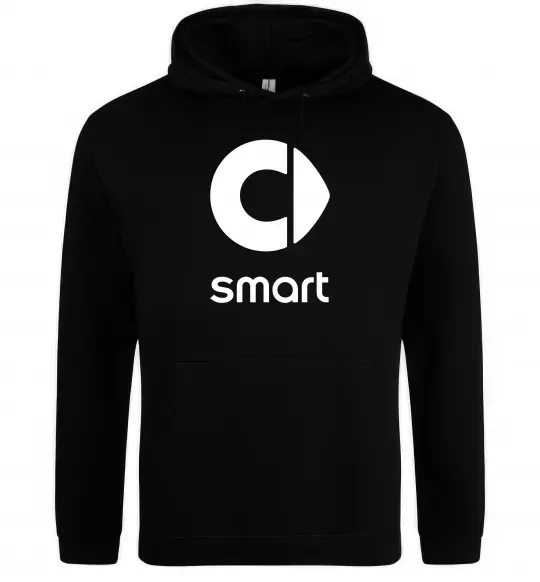 Жіноча толстовка (худі) Smart logo та назва Чорний фото
