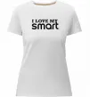 Женская премиум футболка Love my Smart Белый фото