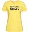 Жіноча футболка Love my Smart Лимонний фото