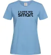 Жіноча футболка Love my Smart Блакитний фото