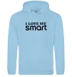Мужская толстовка (худи) Love my Smart Голубой фото