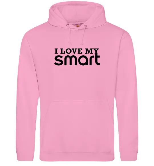 Женская толстовка (худи) Love my Smart Розовый фото