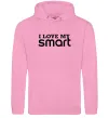 Женская толстовка (худи) Love my Smart Розовый фото