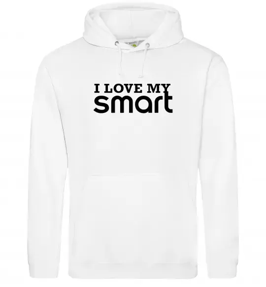 Жіноча толстовка (худі) Love my Smart Білий фото