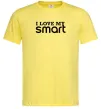 Мужская футболка Love my Smart Лимонный фото