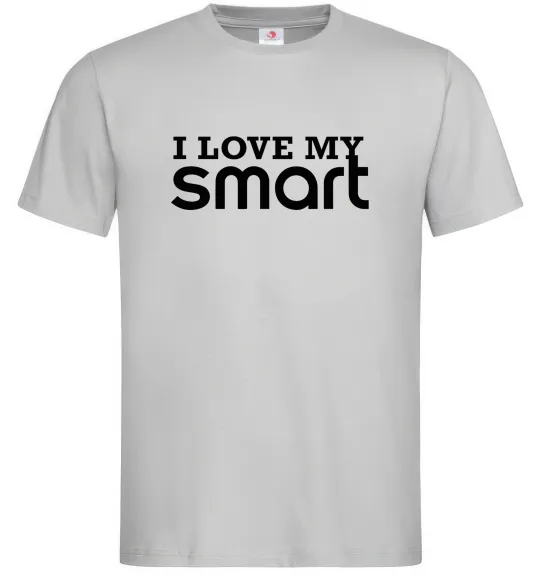 Чоловіча футболка Love my Smart Сірий фото