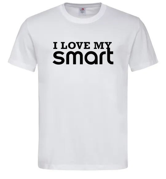 Чоловіча футболка Love my Smart Білий фото